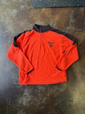 Pro Edge by Knights Apparel Oregon State Beavers 1/4 Zip Fleece Pullover Orange